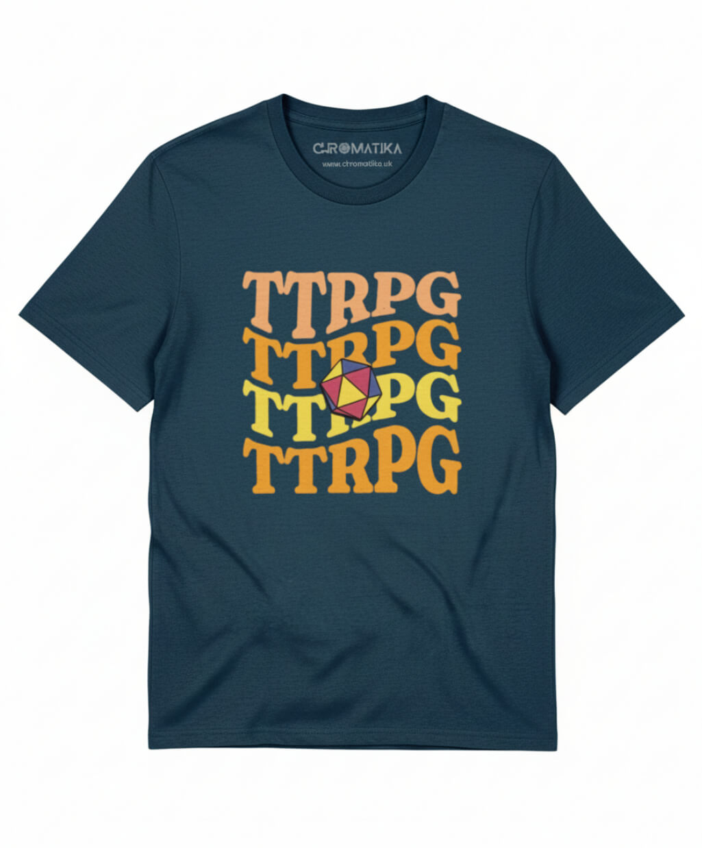 Stacked TTRPG Tee Earth and Colour Pop Editions