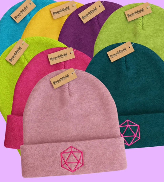 Colour Pop Cuffed Beanie