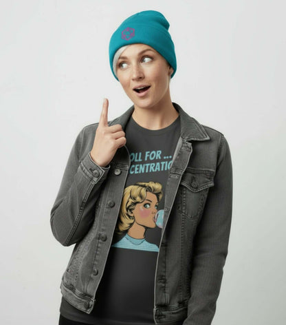 Colour Pop Cuffed Beanie