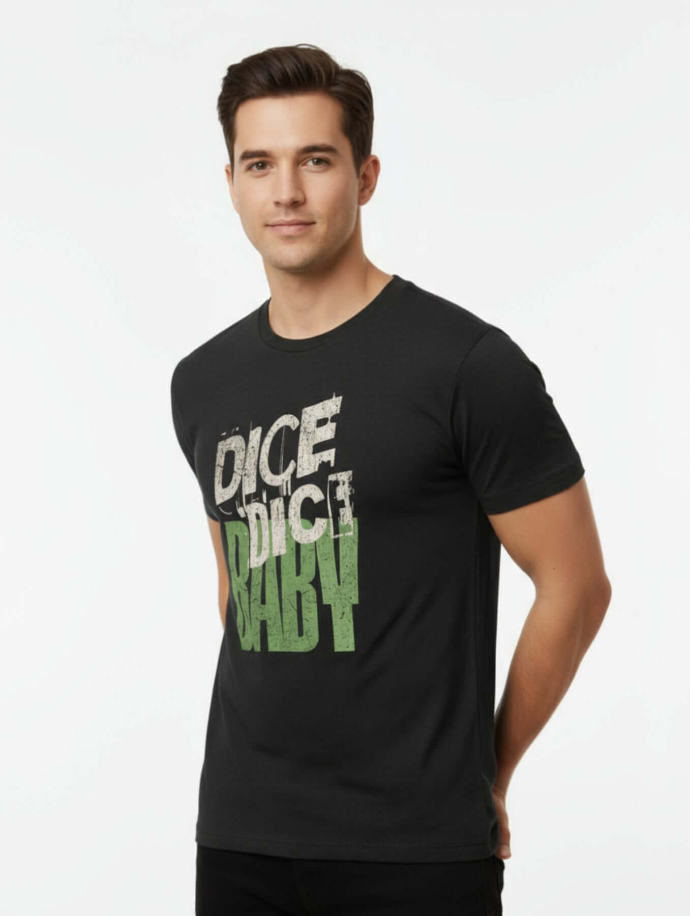 Dice Dice Baby _ Retro Pop Typography Green