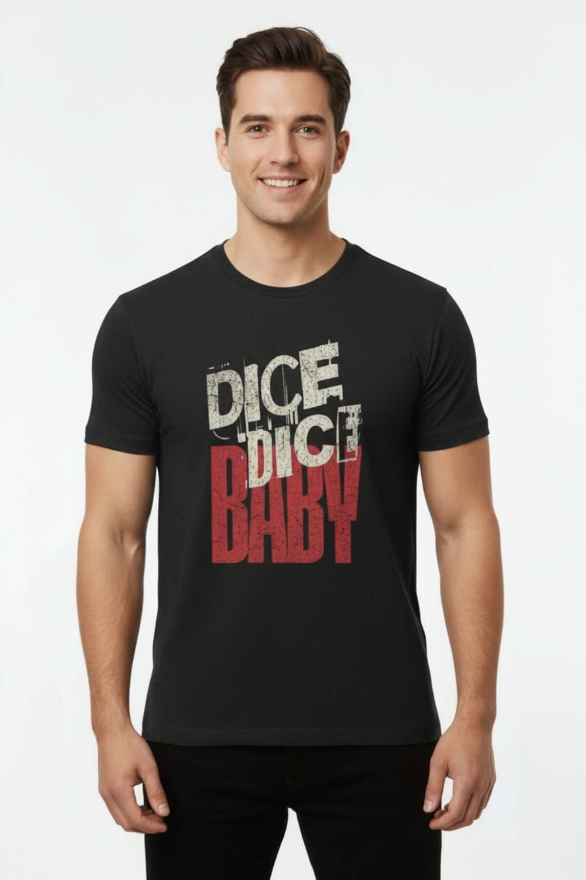Dice Dice Baby _ Retro Pop Typography Red