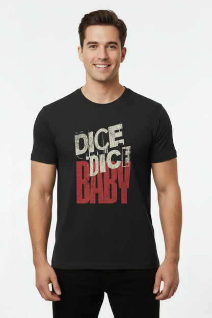 Dice Dice Baby _ Retro Pop Typography Red