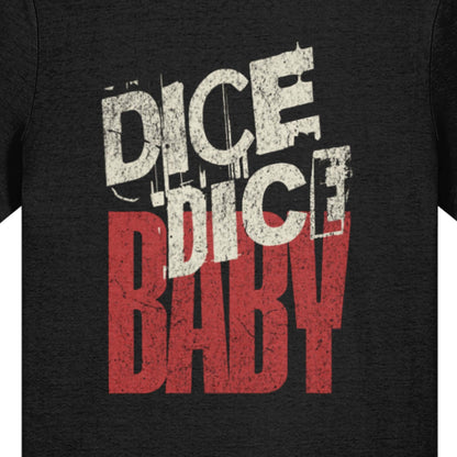 Dice Dice Baby _ Retro Pop Typography Red