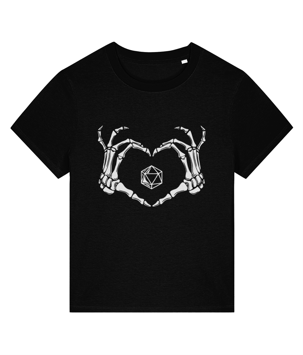 Critical Heart Skeleton Dice