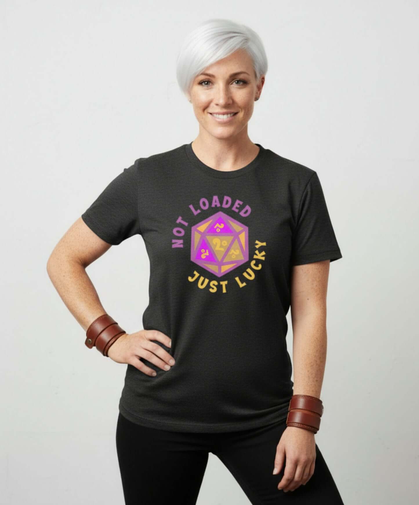 Not loaded just lucky _ Purple