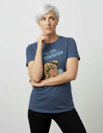 Roll for Concentration Retro Comic