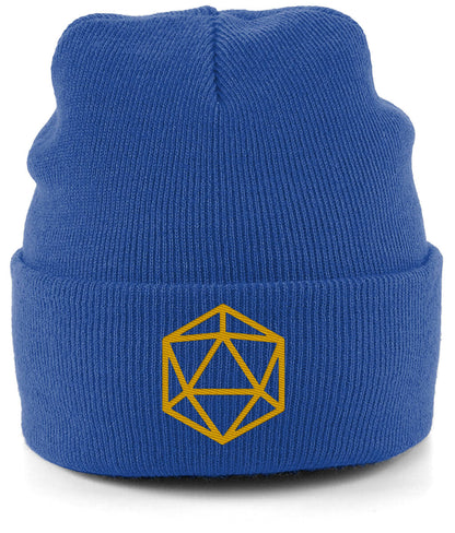 Kids’ Cuffed Beanie - Yellow Embroidery
