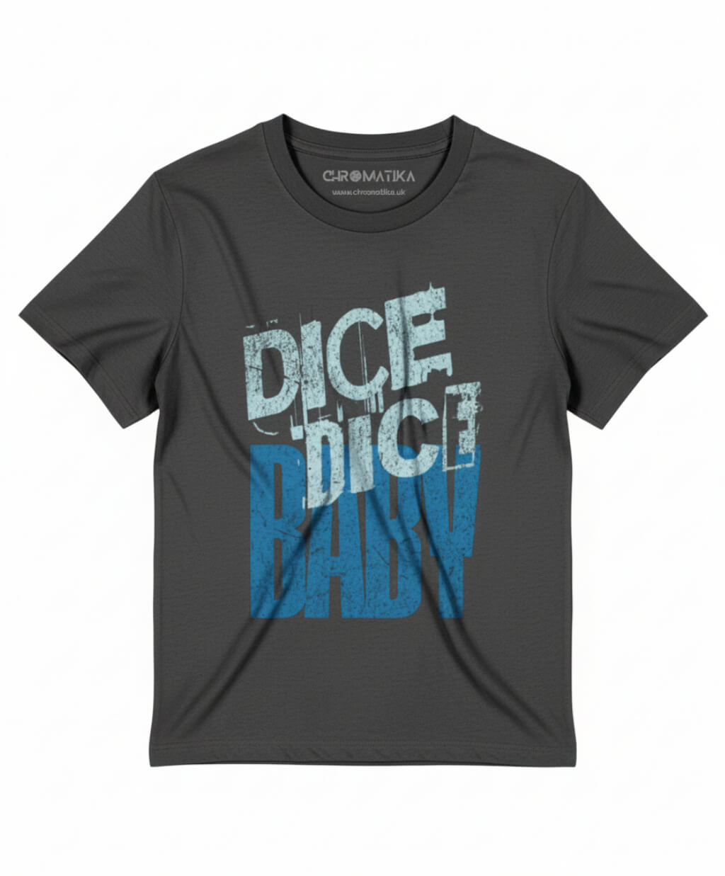 Dice Dice Baby _ Retro Pop Typography Blue