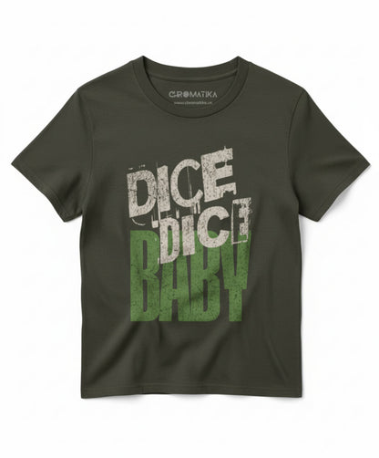 Dice Dice Baby _ Retro Pop Typography Green