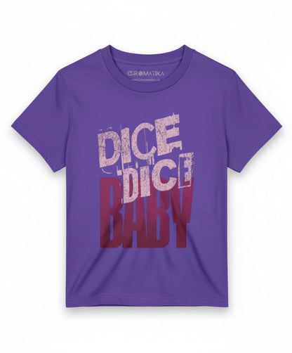 Dice Dice Baby _ Retro Pop Typography Pink