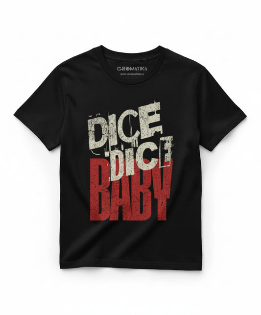 Dice Dice Baby _ Retro Pop Typography Red