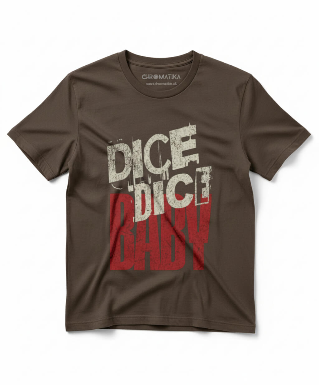 Dice Dice Baby _ Retro Pop Typography Red