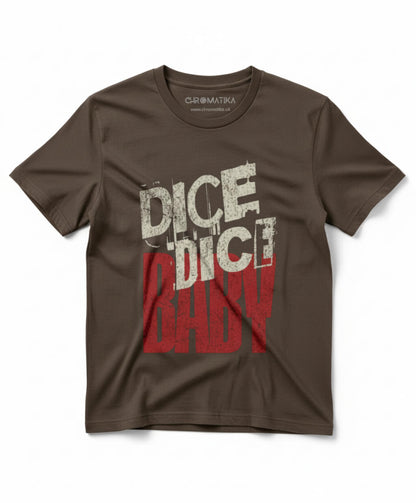 Dice Dice Baby _ Retro Pop Typography Red