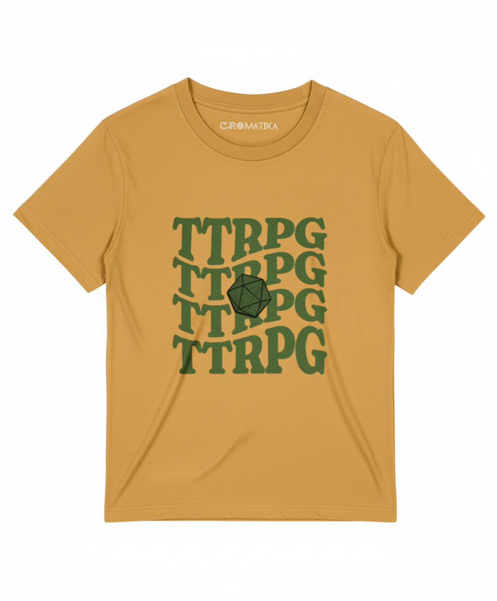 Stacked TTRPG Tee Earth and Colour Pop Editions