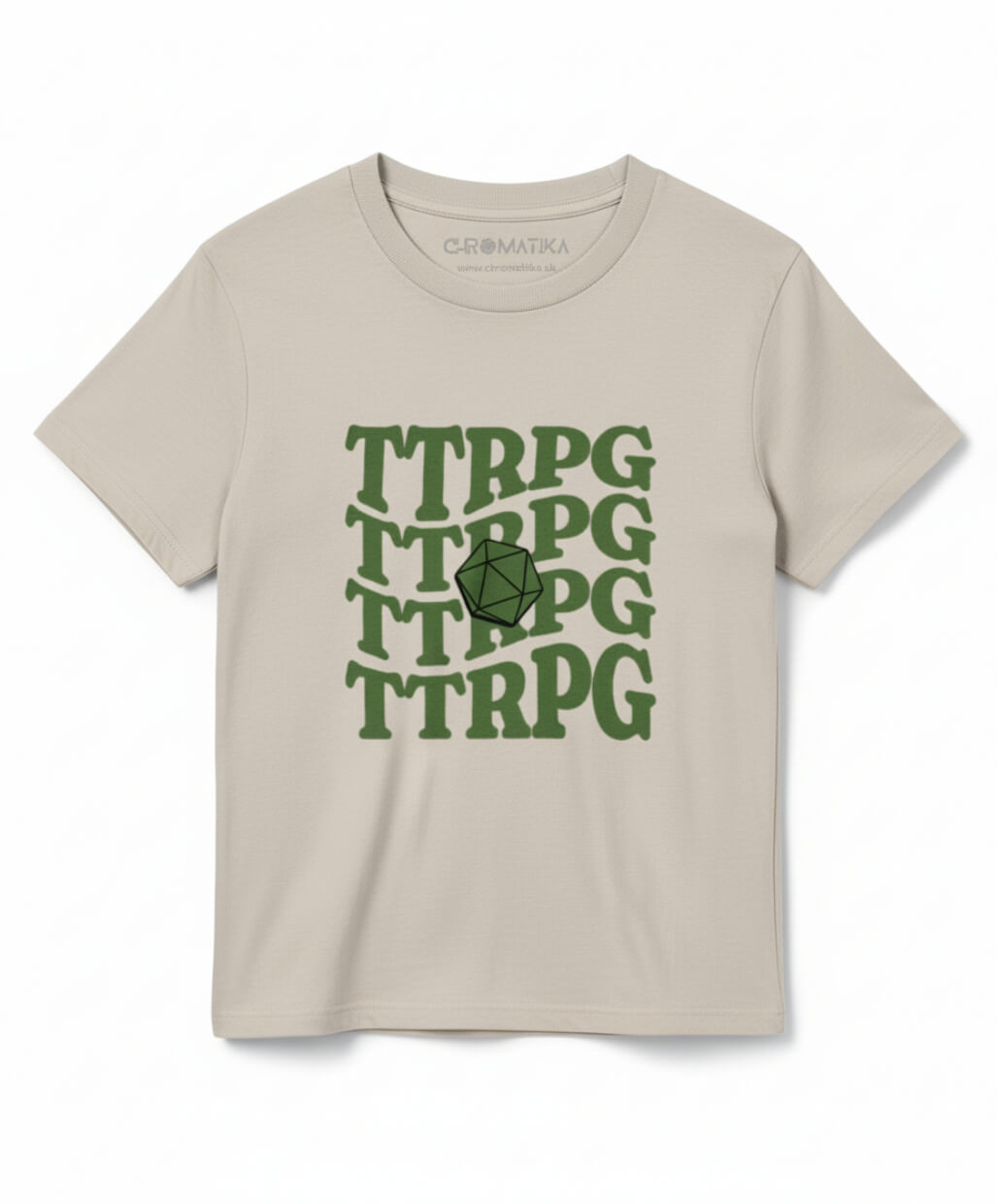 Stacked TTRPG Tee Earth and Colour Pop Editions