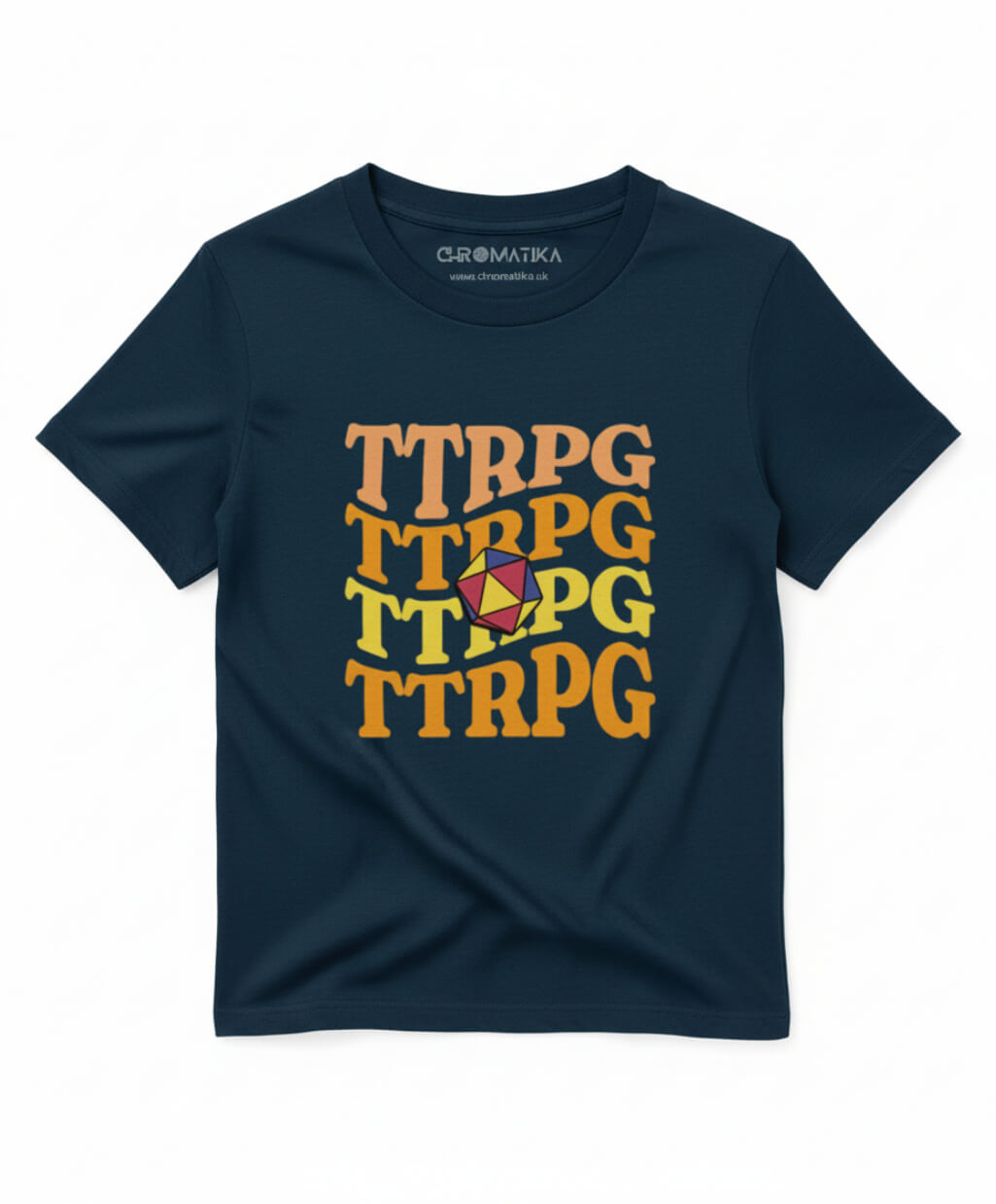 Stacked TTRPG Tee Earth and Colour Pop Editions