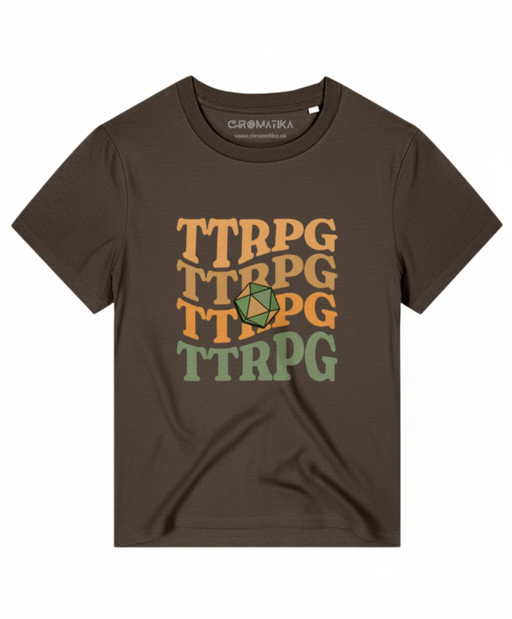 Stacked TTRPG Tee Earth and Colour Pop Editions