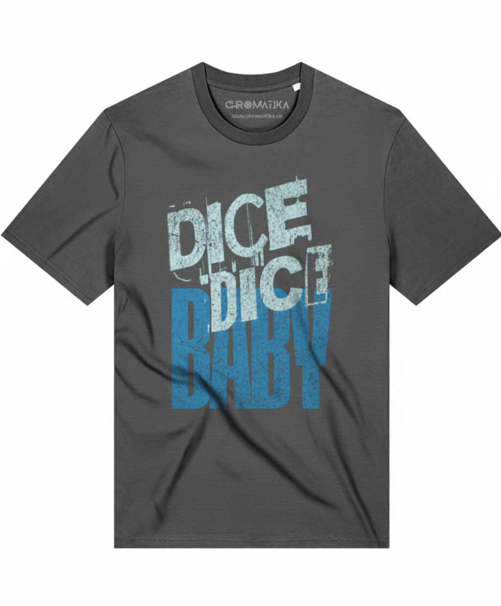 Dice Dice Baby _ Retro Pop Typography Blue