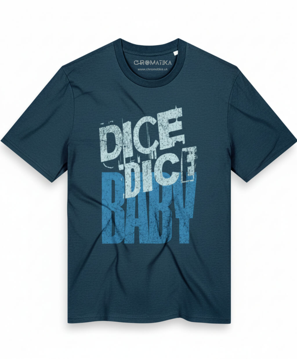 Dice Dice Baby _ Retro Pop Typography Blue