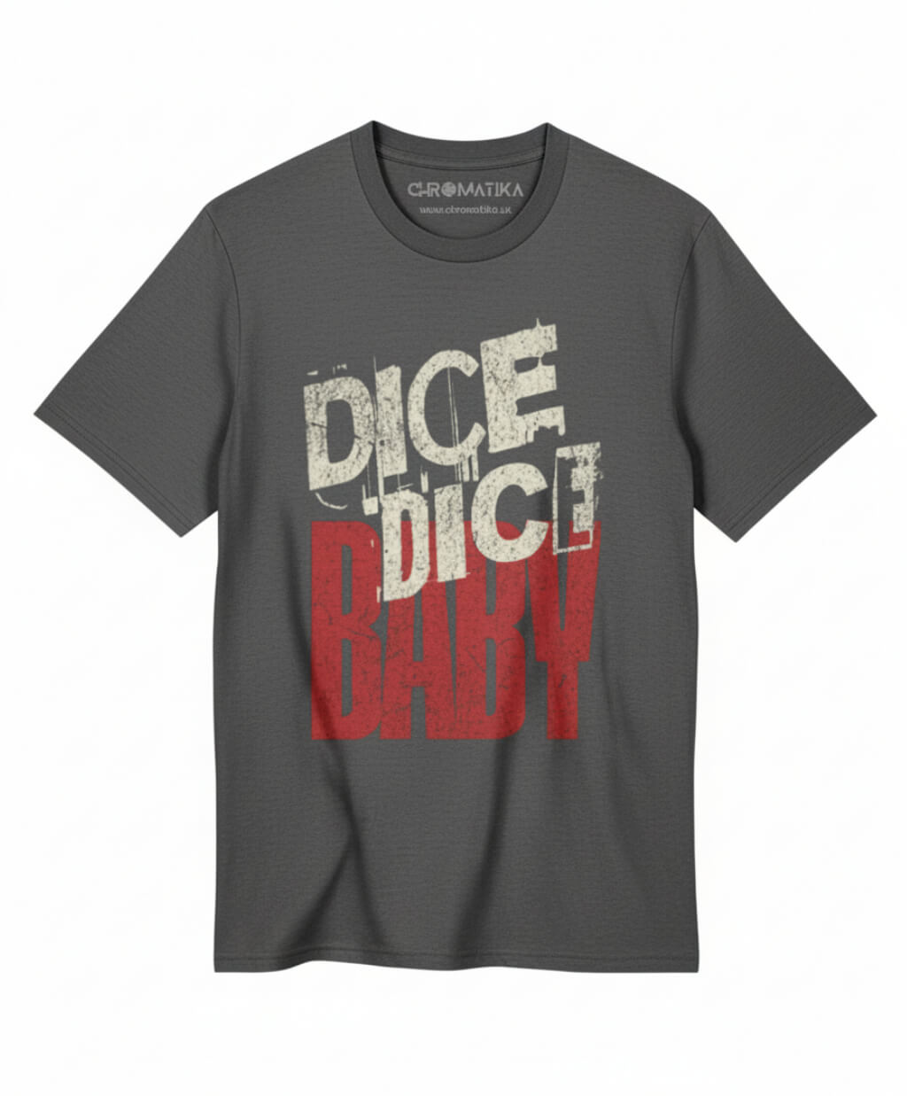 Dice Dice Baby _ Retro Pop Typography Red