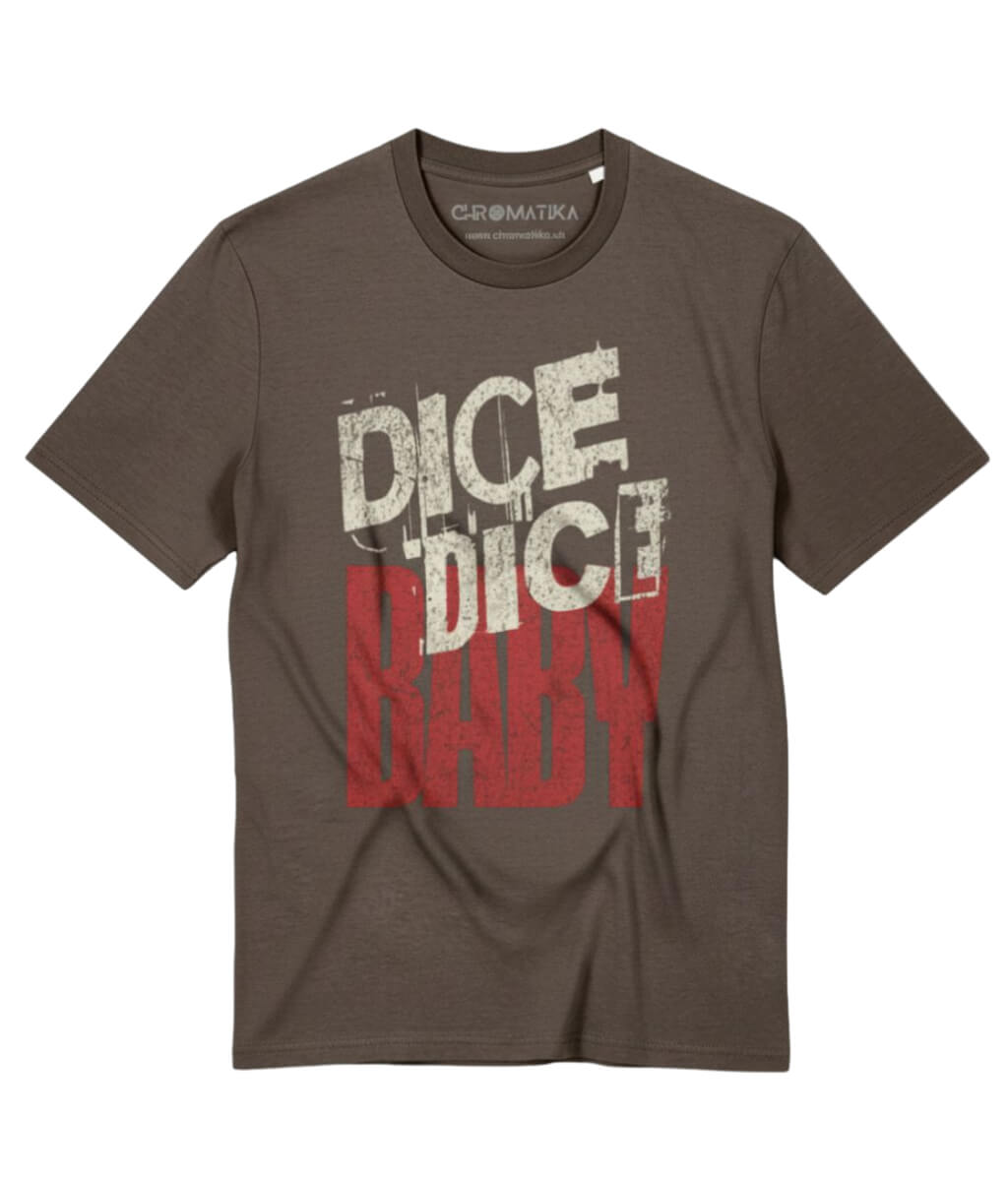 Dice Dice Baby _ Retro Pop Typography Red