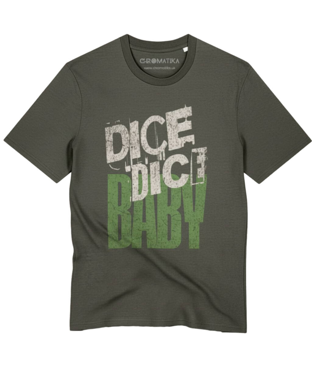 Dice Dice Baby _ Retro Pop Typography Green