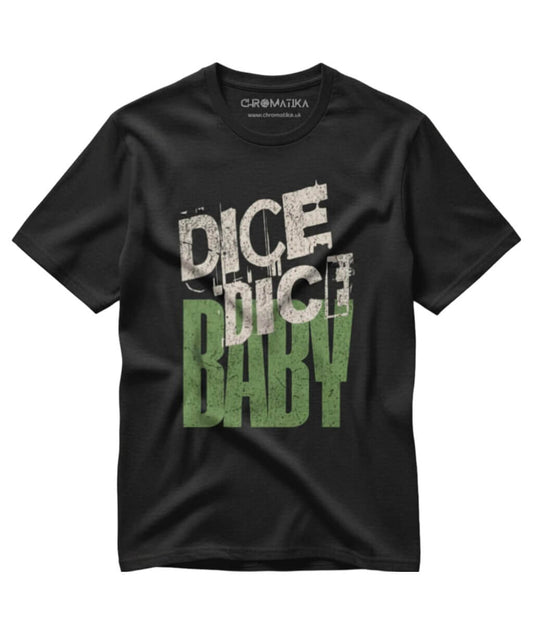Dice Dice Baby _ Retro Pop Typography Green