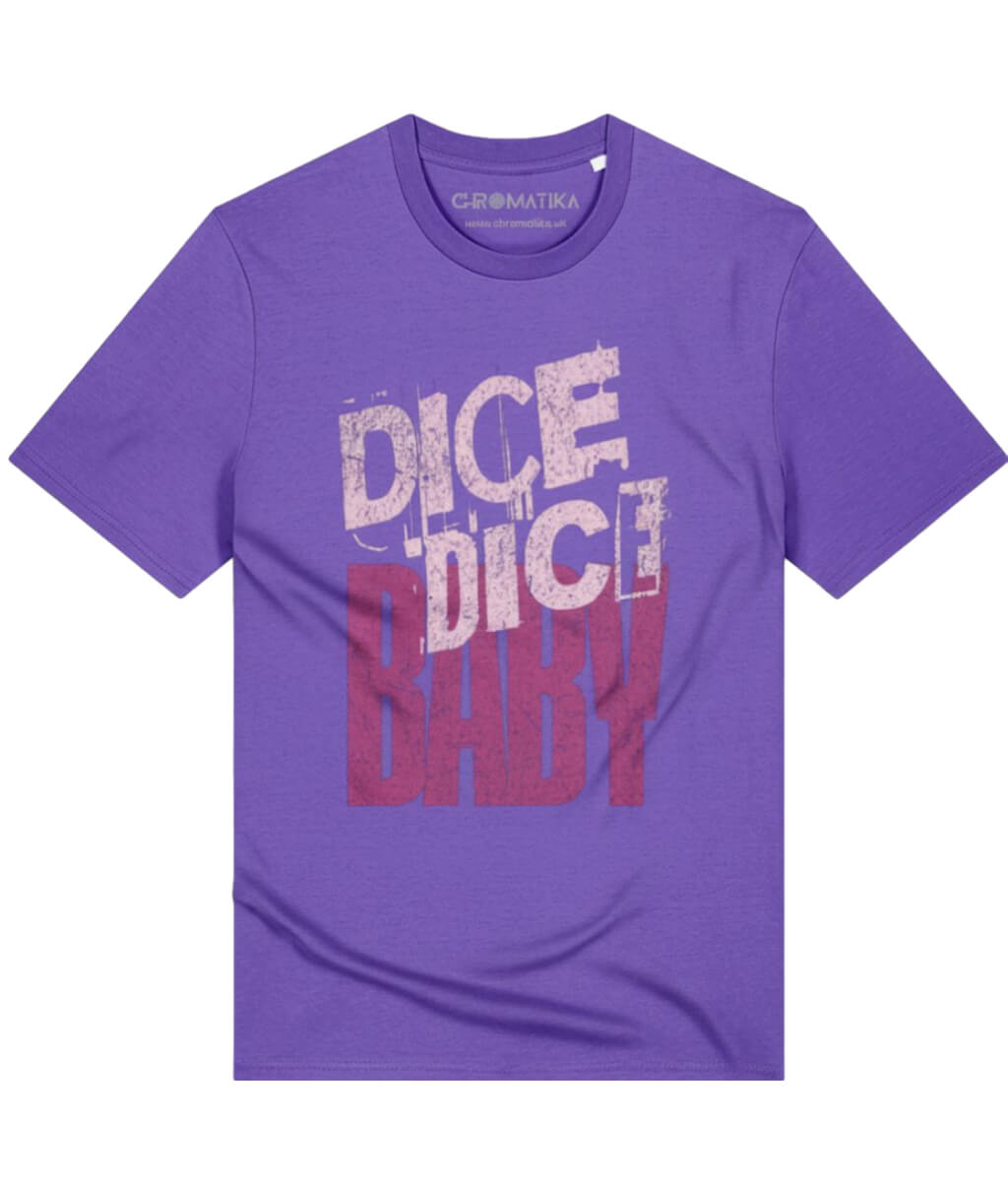 Dice Dice Baby _ Retro Pop Typography Pink
